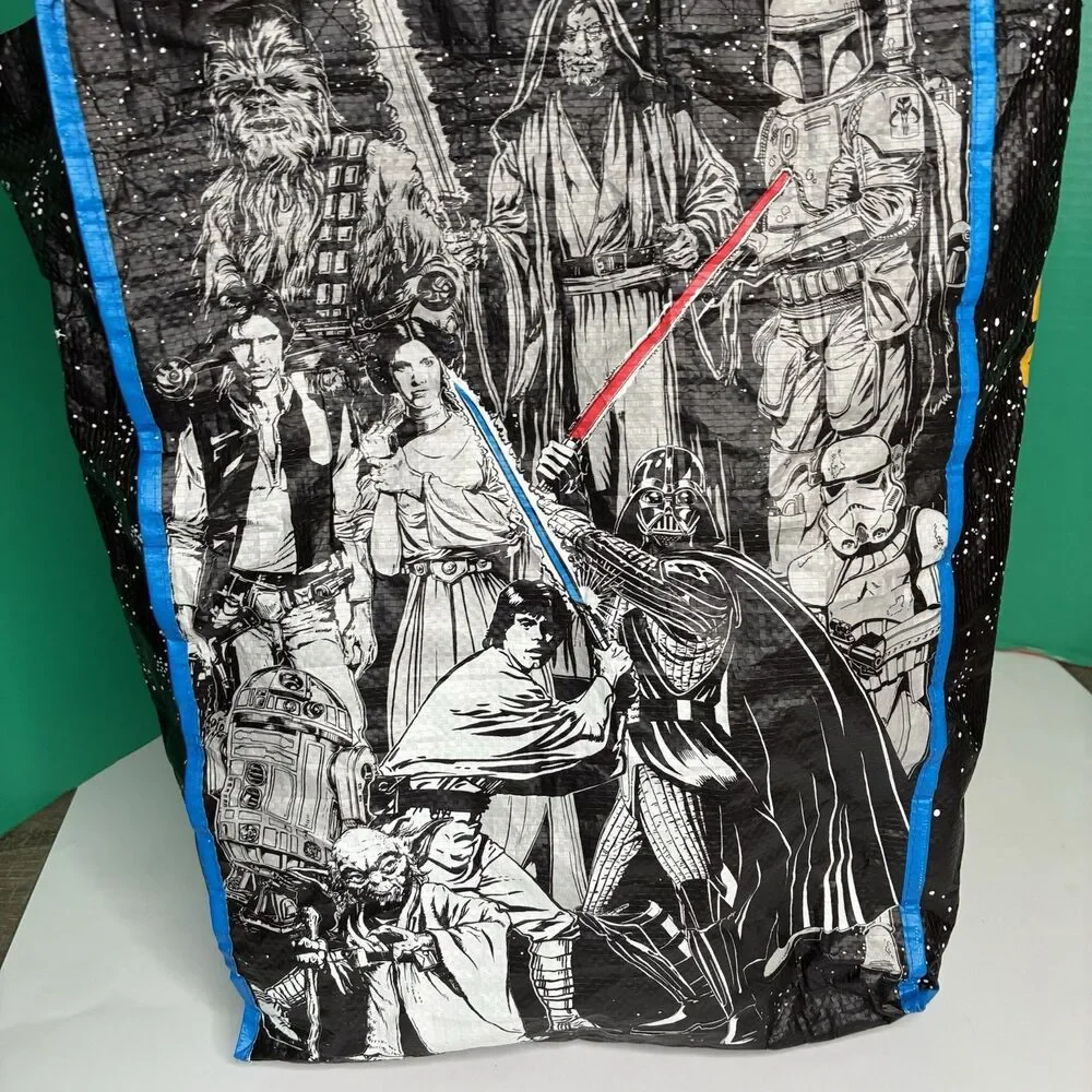 Disney Star Wars Original Cast Vader Luke Skywalker Leia Reusable Tote Bag